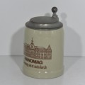 Original Gerzit Hanomag beer stein with lid