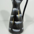 Vintage black porcelain pitcher
