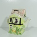 Tea Poom`s kettle in shape of house - Vintage