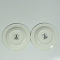 Pair of Royal Doulton Capital ashtrays - Hotel porcelain