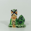 Vintage Windmill shaped salt and pepper shakers