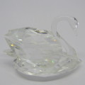 Swarovski Swan no box - Weighs 141.3grams - Minute chips on tail