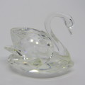 Swarovski swan - Weighs 63.3grams - Small chips on wing