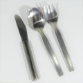 Stainless steel pikstel camping cutlery set