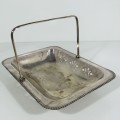 Silverplated serving dish