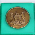 1989 SWA Territory Force medallion in case
