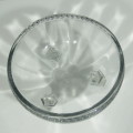 Antique glass bowl - Thick heavy glass