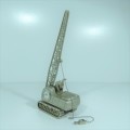 Construction crane metal model desk clock - Needs new battery