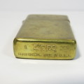 Original brass slim line Zippo