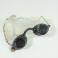 Vintage Sunbed tanning goggles