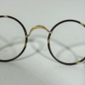 Vintage faux tortoise shell glasses in case