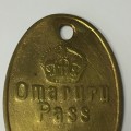 1907 GSWA Omaruru native pass token # 9278