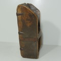 Antique Chinese wooden rice scoop - Size 29 x 28 cm