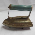 Vintage collar iron with stand