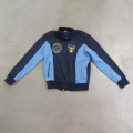 SA Air Force Gymnasium tracksuit jacket with Chris Jansen Bergwedloop badge - Armpit to Armpit: 57cm