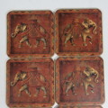 Pimpernel Premier Collection (elephant expression) Art for the Table 6 place mats and 6 coasters