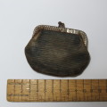 Vintage leather coin pouch