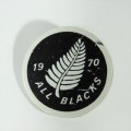 1970 All Blacks rugby tour pin badge
