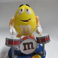 M&M Candy rock star drummer peanut figurine