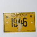 1946 Montague donkey cart license #37