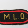Vintage Wenela Mine Labour Organisation (MLO) cloth badge