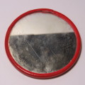 Vintage pocket mirror with picture
