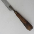 Unusual shaped carving knife