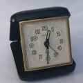 Vintage Peter bedside travelling alarm clock - runs and stops