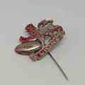 Vintage Lions Rugby tour stick pin badge