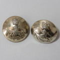 BSAP Pair of buttons with Queens Crown (1953-1965)