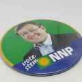 New National Party election campaign lapel badge - Marthinus van Schalkwayk