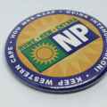 New National Party Western Cape election campaign lapel badge