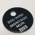 1989 Montagu Municipality dog license token #213