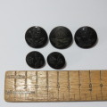 South African Air force buttons 2 sizes made in Bakelite - Scarce - 5 Buttons