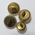 BSAP lot of 4 uniform buttons from 4 different makers