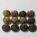South African Defense Force military buttons