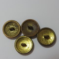 Royal Navy buttons - King`s crown lot of 4 different makers