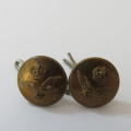 South African Air force pair of buttons made into cufflinks