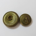Royal West African Frontier Force buttons large and small