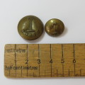Royal West African Frontier Force buttons large and small