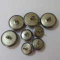 Kent Constabulary lot of 8 buttons - King`s crown