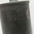 Vintage 1/2 Gill pewter measuring cup
