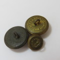South African Defense Force Special Service Battalion - Lot of 3 buttons - 2 Large and 1 small