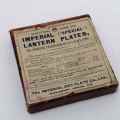 Antique Imperial Lantern plates for producing photographit transparencies of a black tone