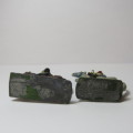 Pair of vintage cavalry lead soldiers - 30mm soldiers