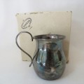 EM-ESS silverplated cup/jug in original box - Never used