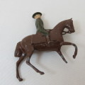 Lot of 3 vintage mounted troops lead soldiers