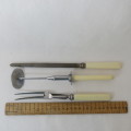 Kitchen meat fork, sharpener and gripping tool - Good condition