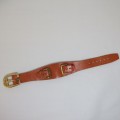 Vintage leather watch strap