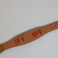 Vintage leather watch strap